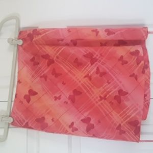 Butterfly Design Mini Skirt Coral - Size 7